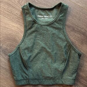 Outdoor Voices Women's Green Tank Top